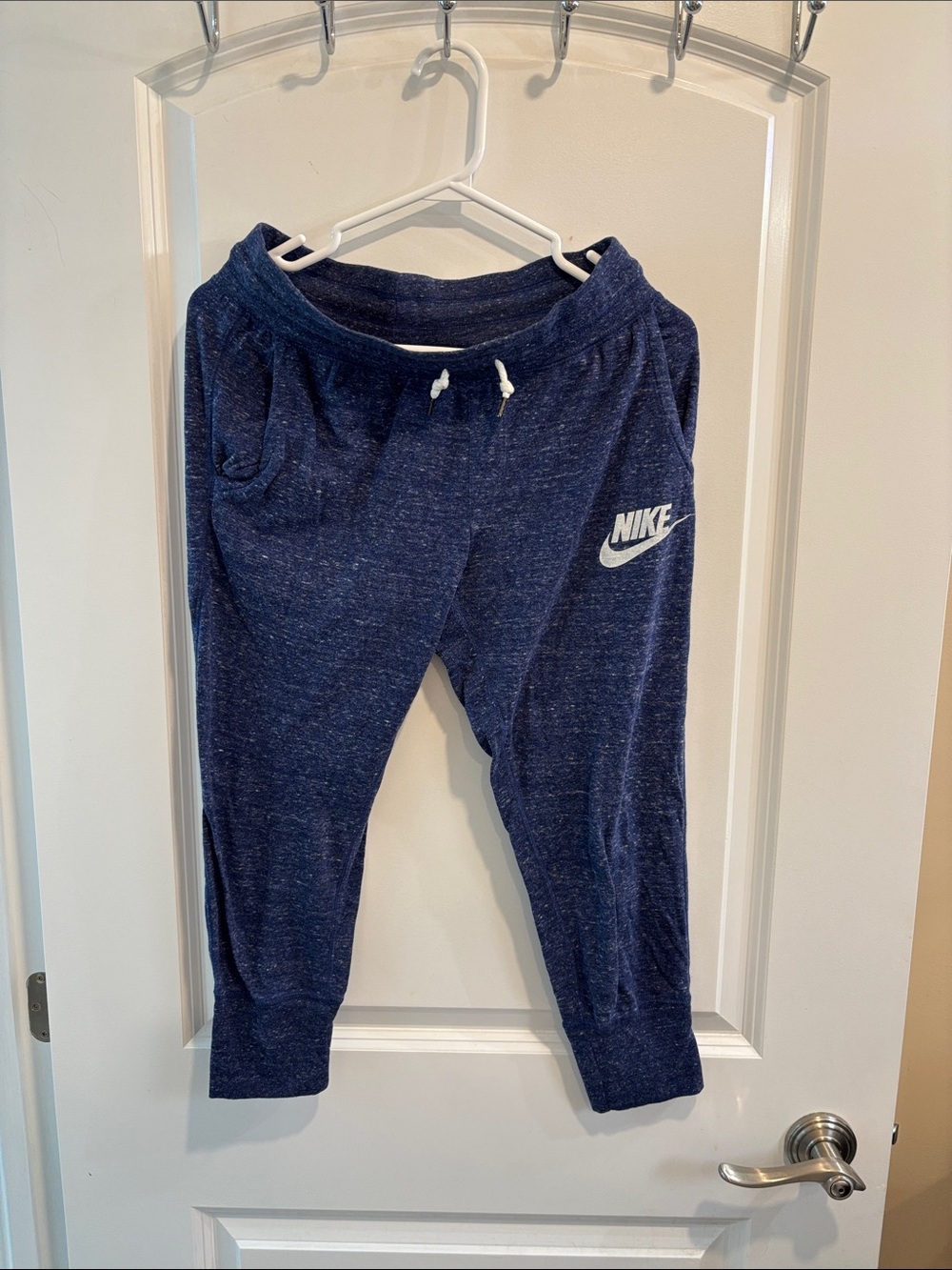 Nike Kids Heathered Navy Jogger Sweatpants